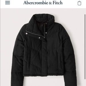 Abercrombie mini puffer coat